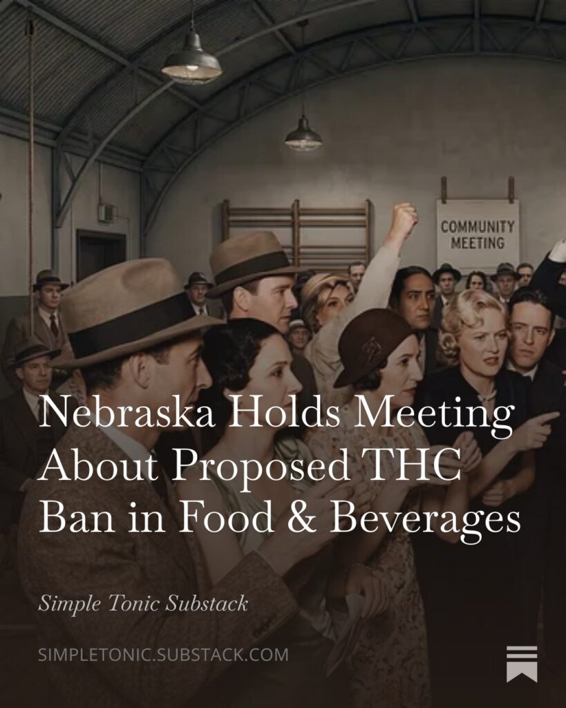 Nebraska Holds Meeting About Proposed THC Ban in Food & Beverages